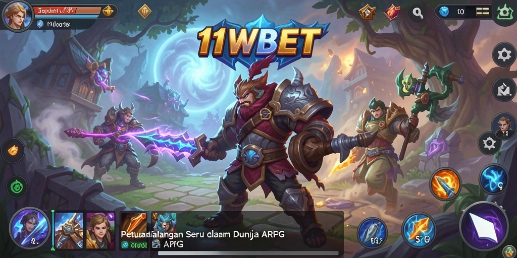 Tampilan dinamis dari pertarungan ARPG yang mendebarkan di 11WBET.