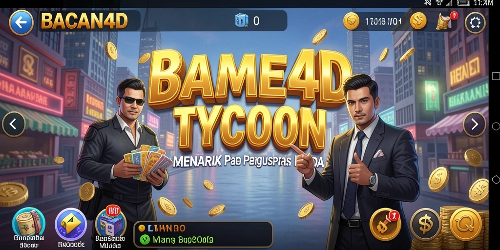 Tampilan utama gameplay BACAN4D yang menantang dan seru.