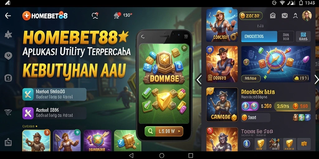 Tampilan antarmuka HOMEBET88 yang sederhana dan fungsional.