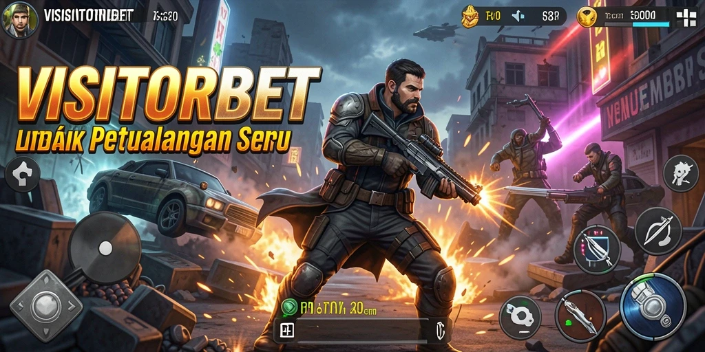 Tampilan gameplay VISITORBET yang mendebarkan dan penuh aksi.